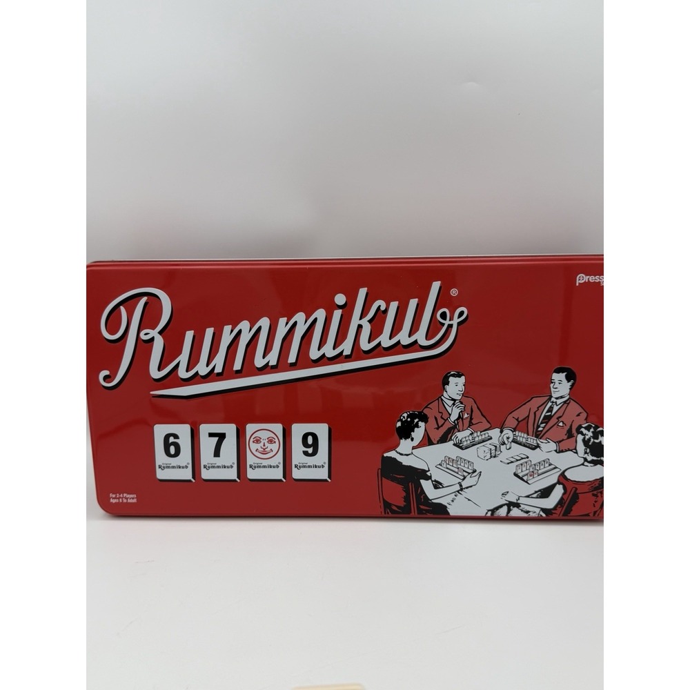 Rummikub in Retro Tin Original Tile Game Pressman NIP Sealed New